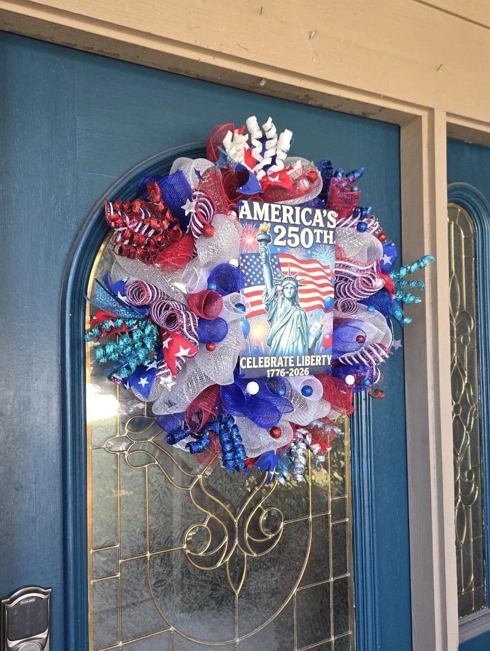 Celebrate Liberty 250th America Patriotic Wreath
